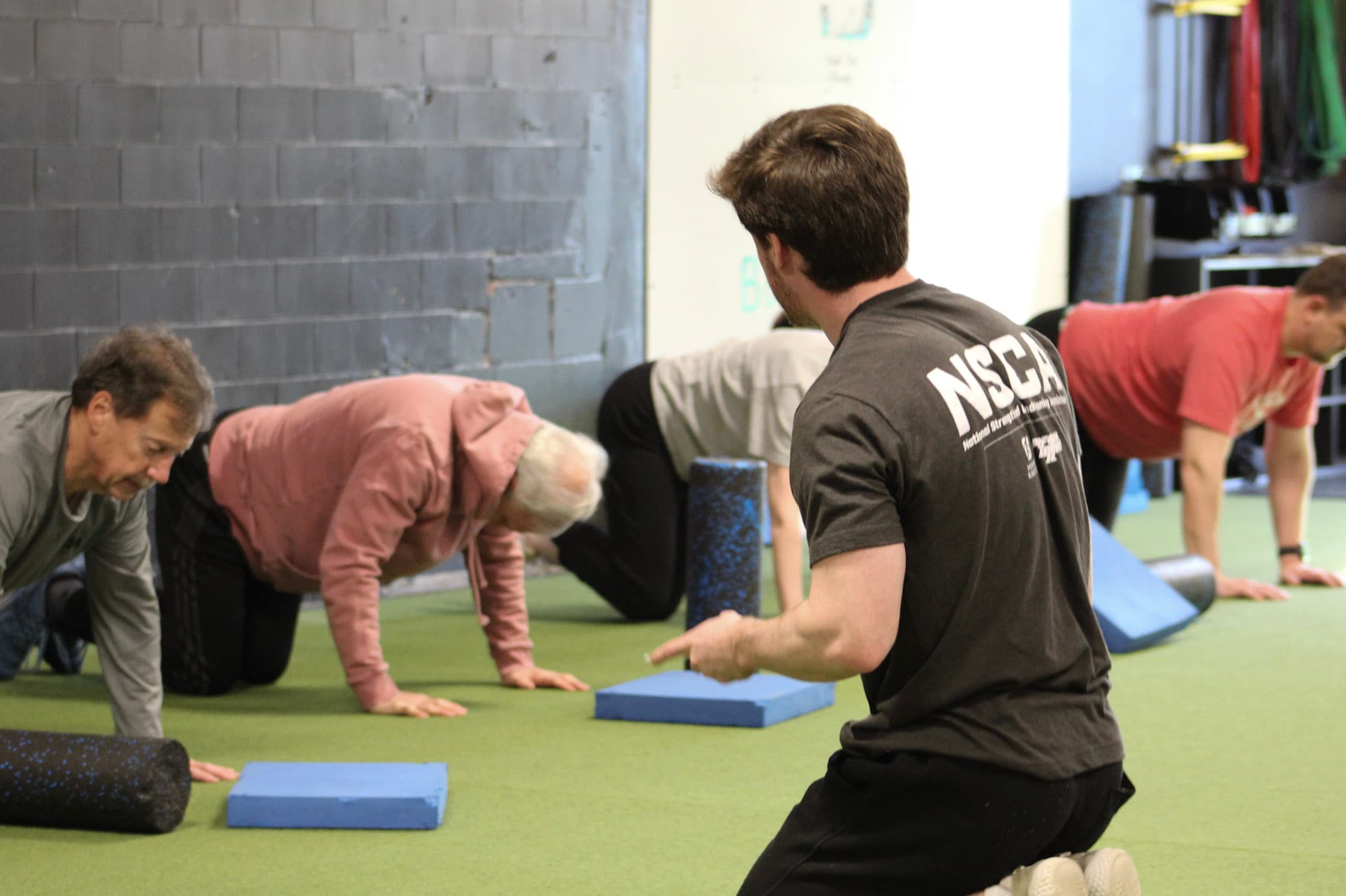 Nick Hardin in the gym